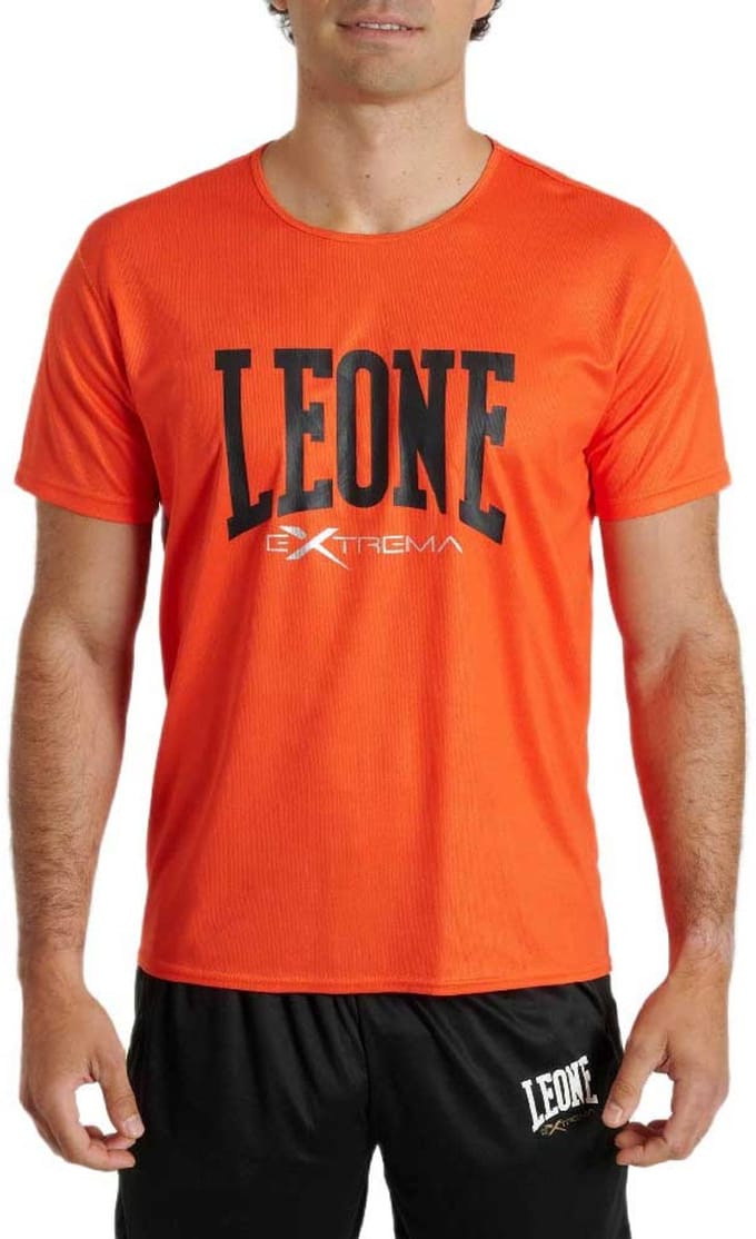 Leone1947 Logo T-shirt Met Korte Mouwen Oranje M Man