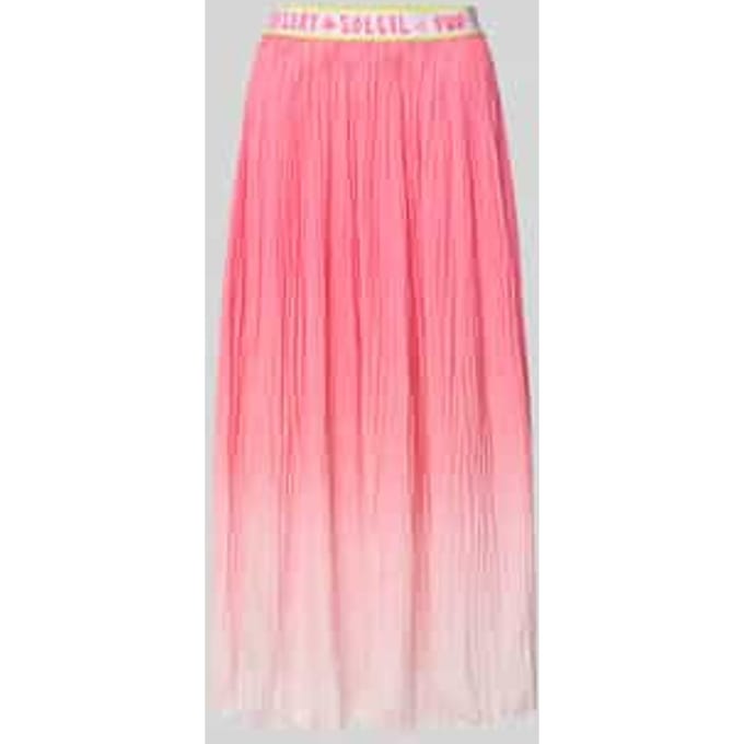 midirok in kreuklook met elastische band