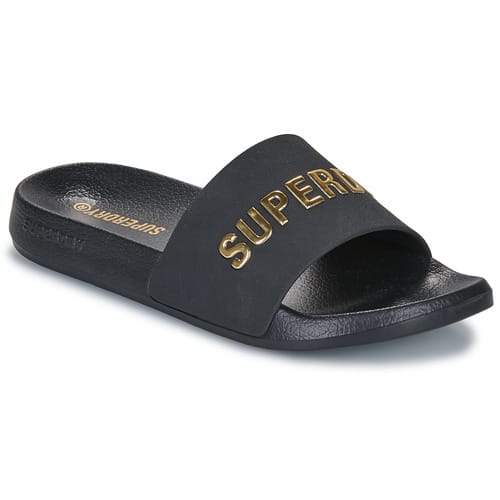 Superdry - Luxe Logo Badslippers - Dames - Slippers