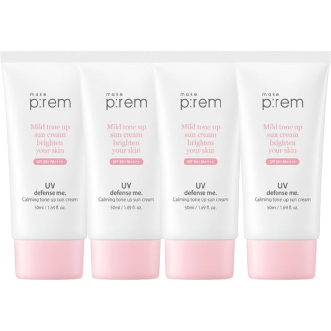 make p:rem UV Defense Me. Calming Tone Up Sun Cream (4ea) Set