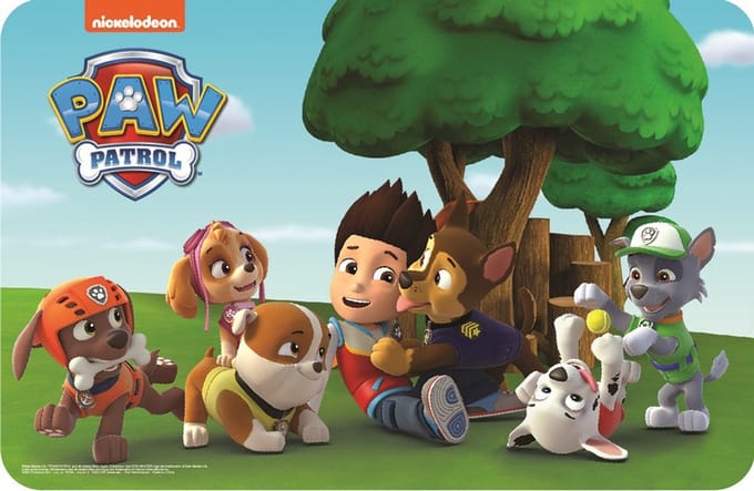 Placemat Paw Patrol 43x28 cm