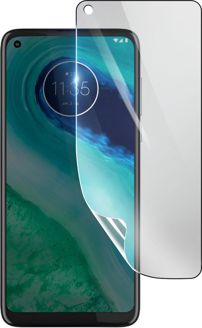3mk, Geschikt voor Motorola Moto G8, Schokbestendige Hydrogel Screenprotector, Transparant