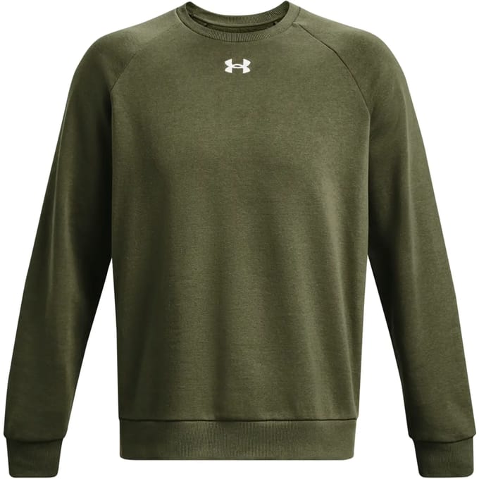 Under Armour Pullover UA Rival Fleece Crew Green-XS