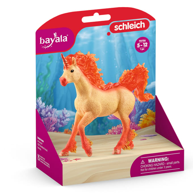 schleich BAYALA - Elementa Vuur Eenhoorn Hengst - Unicorn speelgoed - 70756
