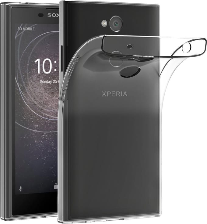 Hoesje voor Sony Xperia L2 backcover Shockproof siliconen Transparant
