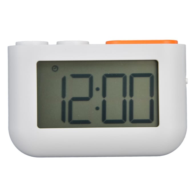 Digitale Keukentimer Magnetische Aftel- Opteltimer met Groot LCD-scherm voor Koken black