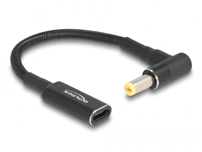 USB-C naar Acer notebook laadadapter | 5,5 x 1,7mm | 0,15 meter