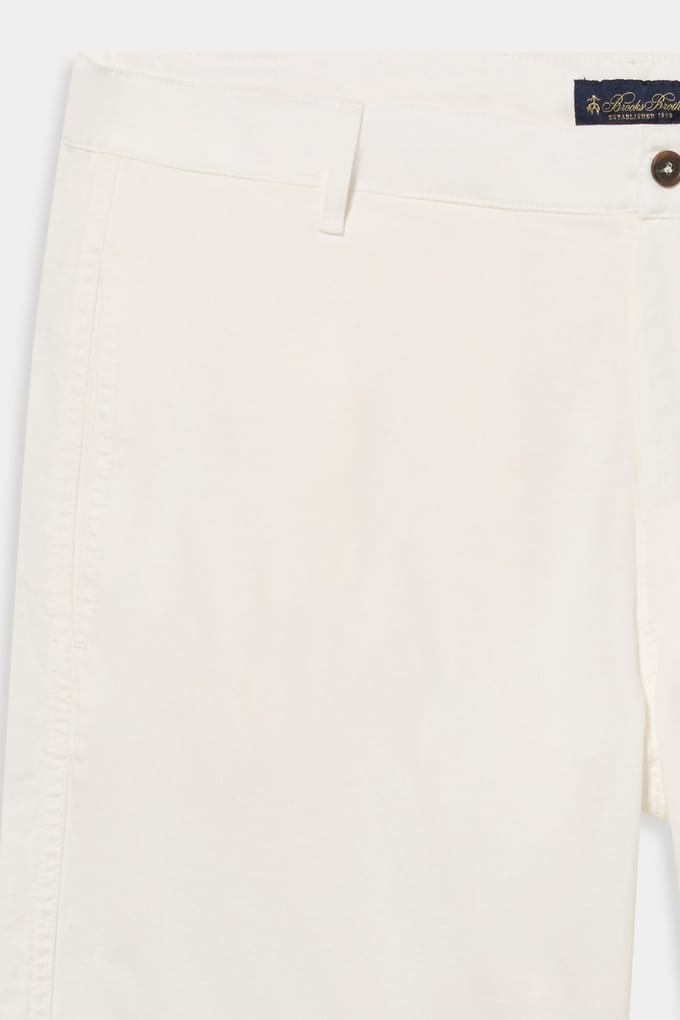 Brooks Brothers Bermuda Drawstring Linen White Größe: W38 | Kurze Sporthosen Outlet | Herren | Weiß