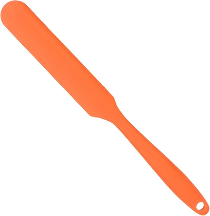 Wax Spatel - Siliconen Applicator - Ontharen Thuis - Ergonomische Grip - 25 cm - Oranje