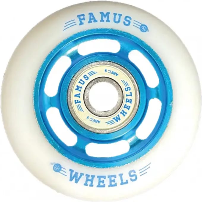 Set van 4 rollerwielen Famus Wheels 92A