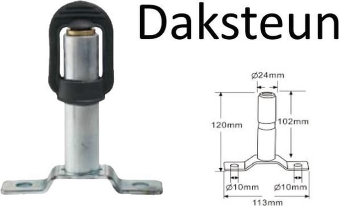Daksteun Horizontaal