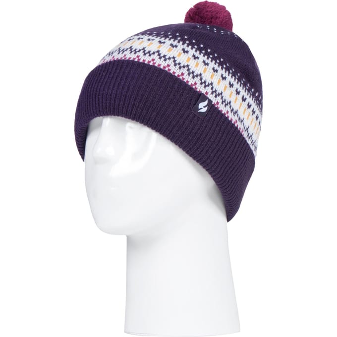 Heat Holders - Thermische wintermuts voor dames - Paars