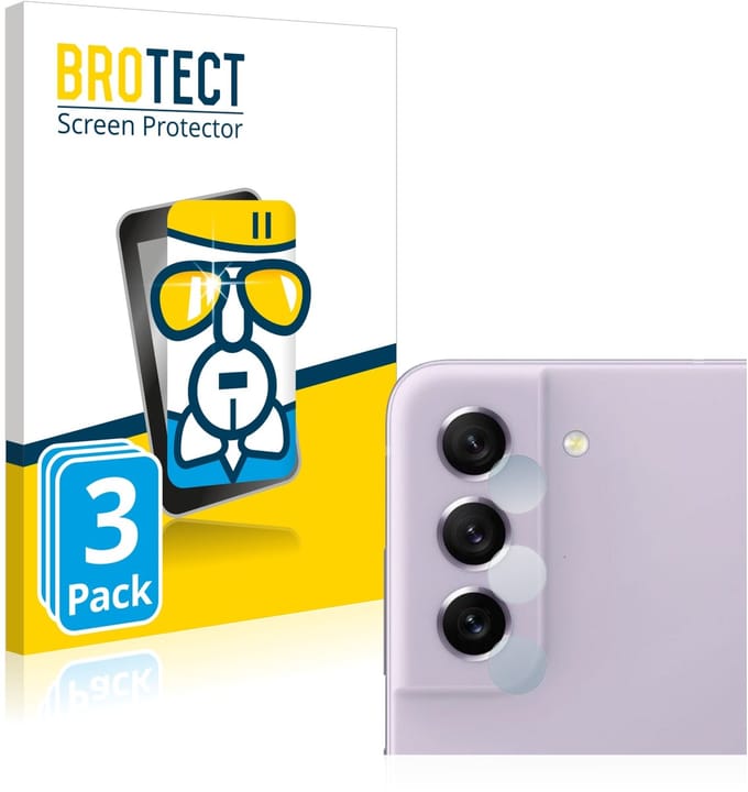Screenprotector 3 Stuks voor Samsung Galaxy S21 FE 5G (ALLEEN Camera Lens) Beschermglas transparant