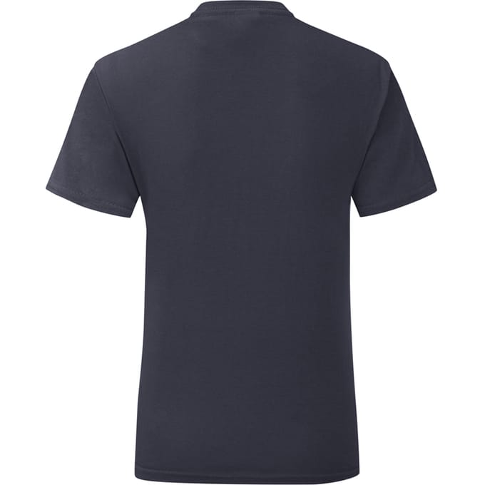 Fruit of the Loom Iconisch T-shirt voor heren (set van 5) (Deep Navy)