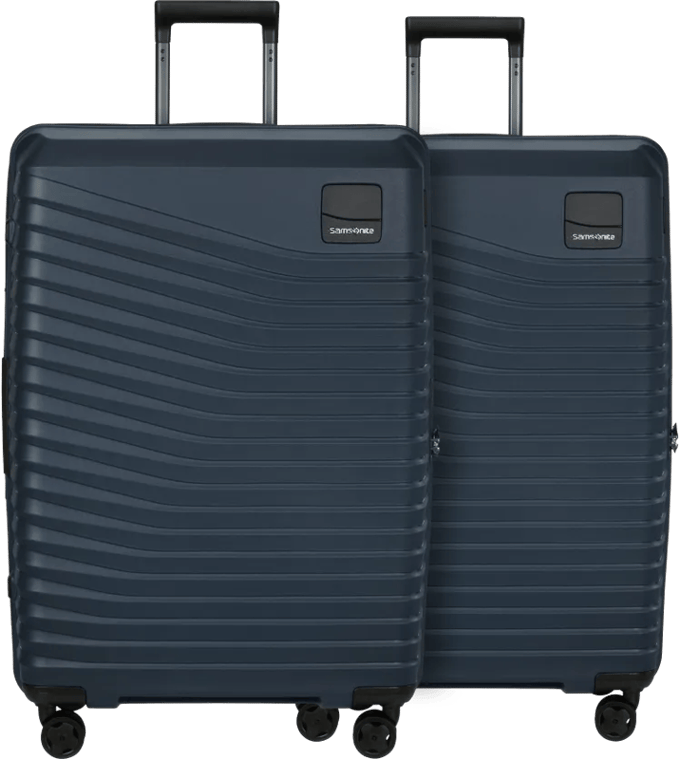 Samsonite Intuo Expandable Spinner 75cm Duo Pack Blue Nights