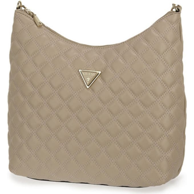 GUESS Schoudertas Giully Hobo Bag Light Beige