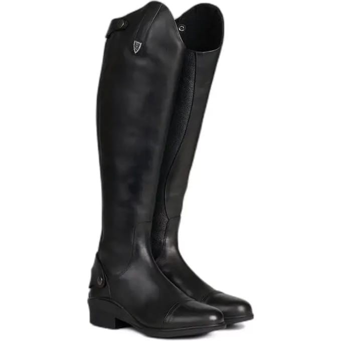 Horze Duvall Leren Rijlaarzen, dames, Black, 39 Normal