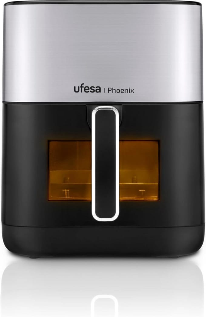 Dubbele Weerstands Air Fryer met Stoomfunctie - 6L, 1800W, 10 Voorgeprogrammeerde Programma's