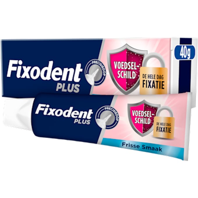 Fixodent Plus Food Barrier Frisse Smaak 40 gram