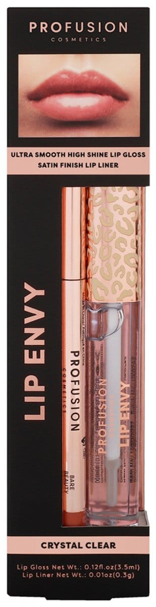 Profusion Cosmetics Lip Envy Duo Lip Gloss & Liner (Tint : Kristalhelder)