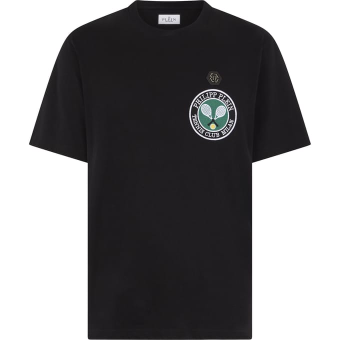 Round Neck T-Shirt Patch Tennis