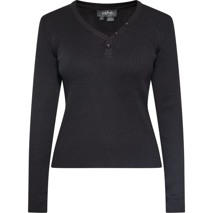 usha Jumper Dames zwart