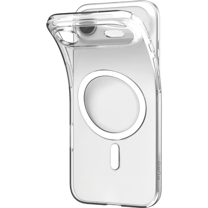 Puro 0.3 MAG Ultra-Slim TPU Case Compatible with MagSafe for iPhone 17 Air - Transparent