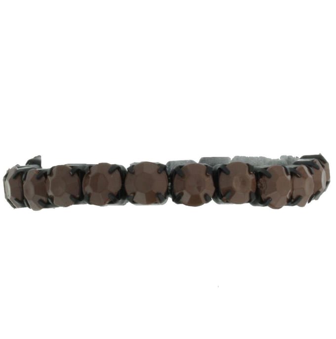 Behave - Rekarmband small circles bruin - Minimalistisch accent design