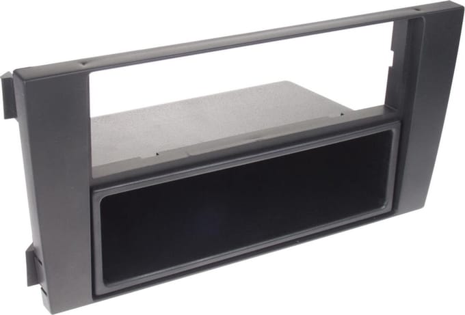 2-DIN Paneel geschikt voor Audi A6 C5 (4B Facelift) 04/1997-03/2005 - Kleur: Zwart