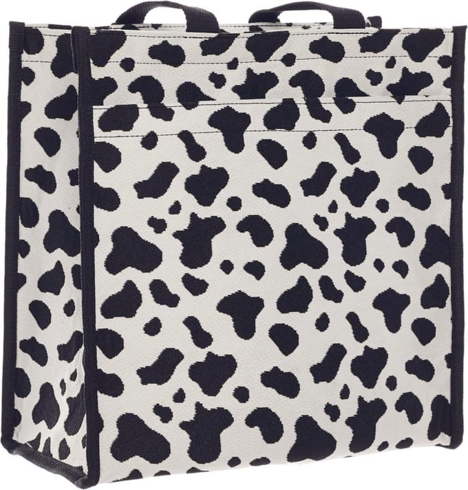 Cityshopper - Schoudertas - Koeienprint - Cow - Zwart - Wit