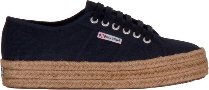 Superga Sneakers - Maat 37 - Vrouwen - navy/beige