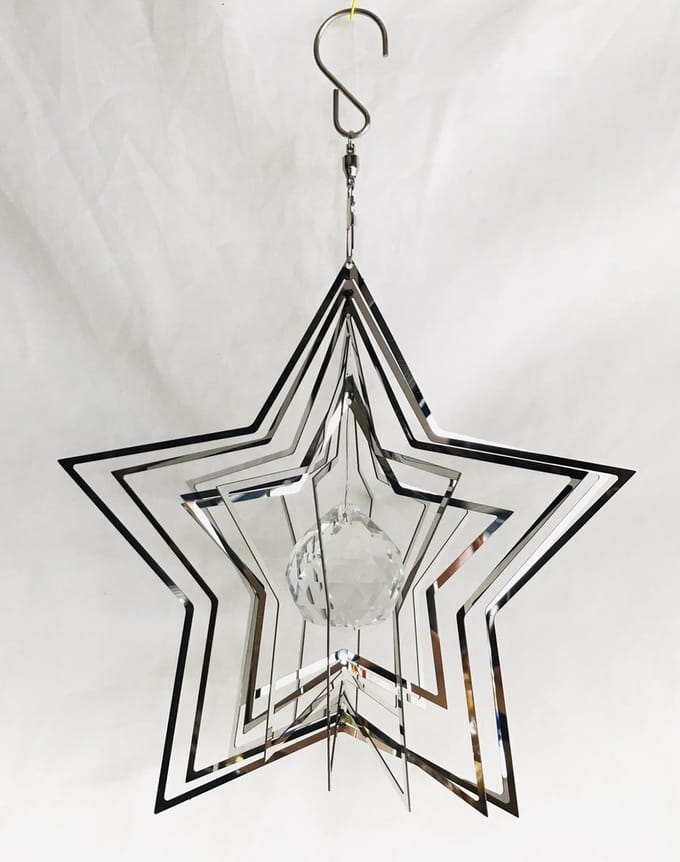 Cosmo Spinner - ca. 8" / 20 cm star ster windspinner