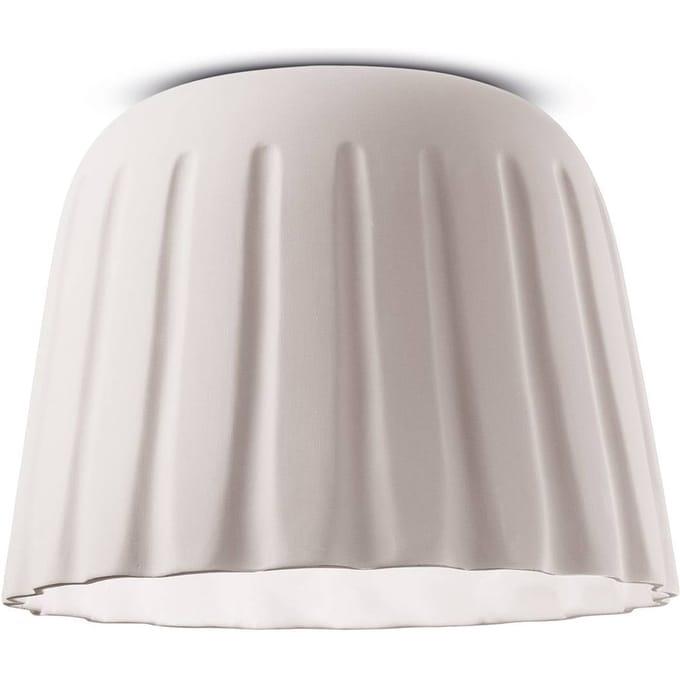 Ferroluce Plafondlamp Madame Gres keramiek hoogte 29 cm, wit