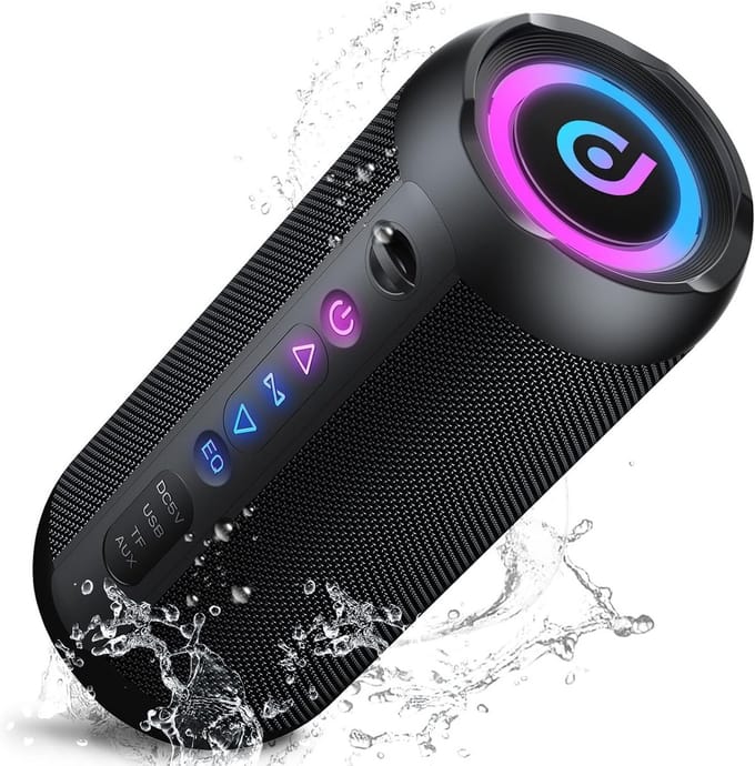 Draagbare Bluetooth Luidspreker - Waterdichte Muziekbox voor Outdoor, Party & Reizen