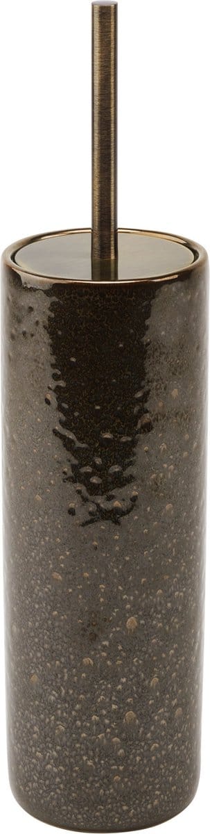 Ugo Toiletborstel Wand Vintage Bronze | Bruin / Goud | Stoneware