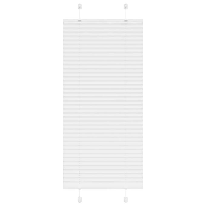 vidaXL - Plissé - rolgordijn - 60x100 - cm - stofbreedte - 59,4 - cm - polyester - wit