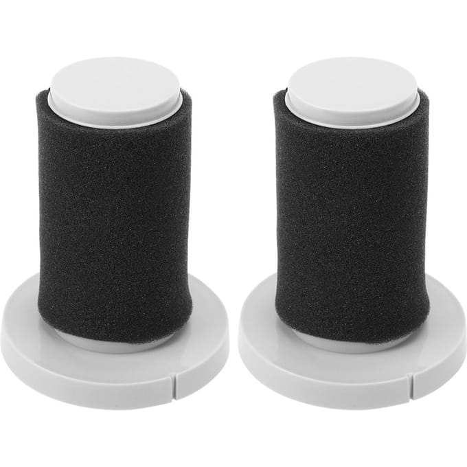 2 stuks Filter met Sponsdeksel Vervangingsaccessoire voor Deerma DX700 DX700S Stofzuiger black