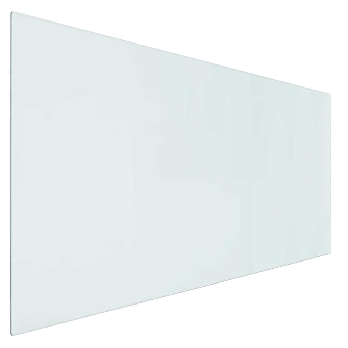 vidaXL Vuurplaats Glazen Plaat Transparant 120 x 60 cm Glas