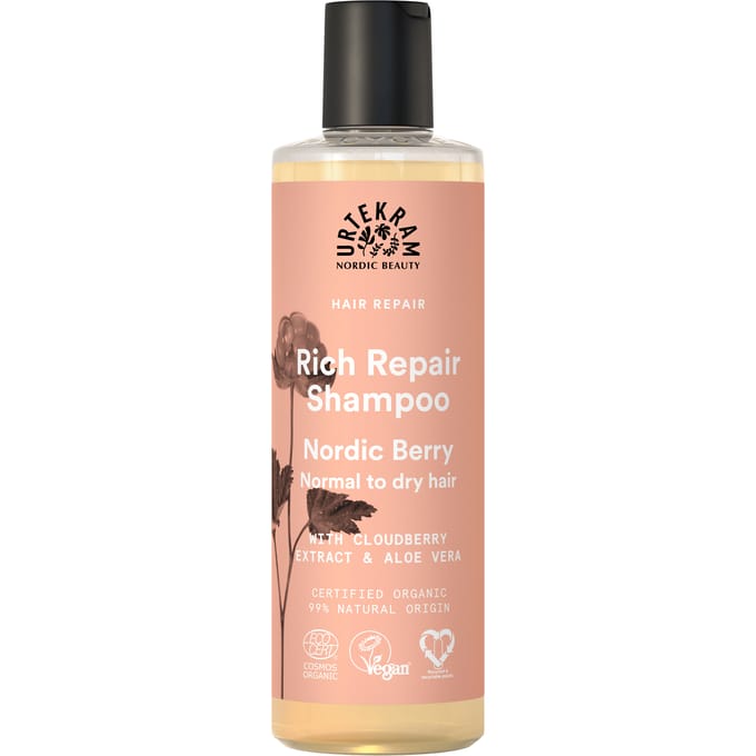 Urtekram Nordic Berry Shampoo Normaal tot Droog Haar 250 ml
