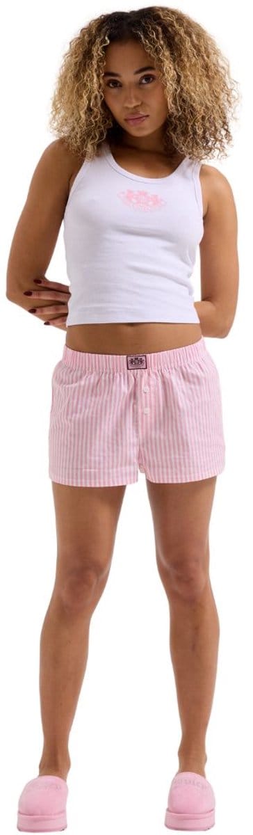 Juicy Couture Dog Crest Embroidery Vest + Boxer Short - Maat M
