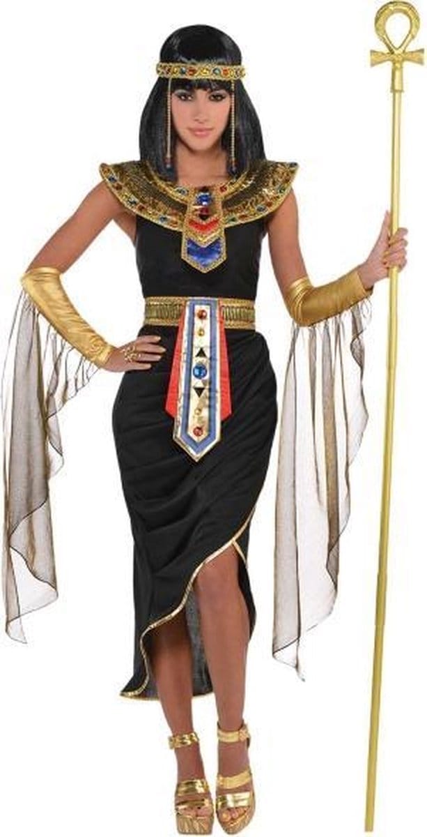 Amscan Verkleedjurk Egyptische Koningin Polyester Zwart Mt S
