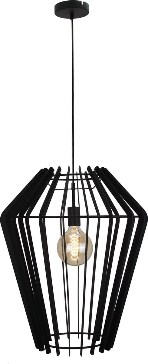 Chericoni Tavola Hanglamp - 1-lichts - Ø50 cm - Zwart - Metaal