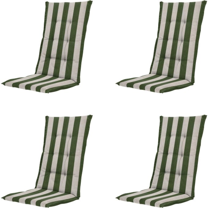 Madison kussen hoge rug amora - 123x50x5cm set van 4