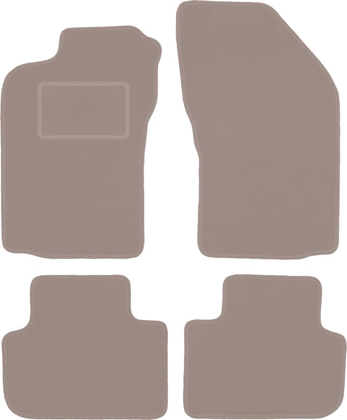 Beige veloursmatten voor: Alfa Romeo 147 hatchback (2000-2010)