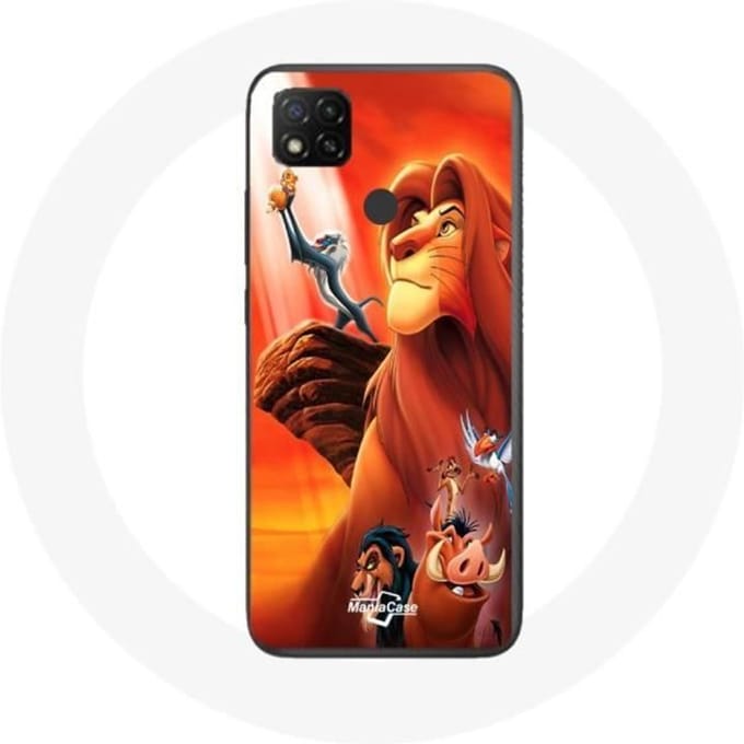 Xiaomi Redmi 9C hoesje De Lion King Simba en Mufasa