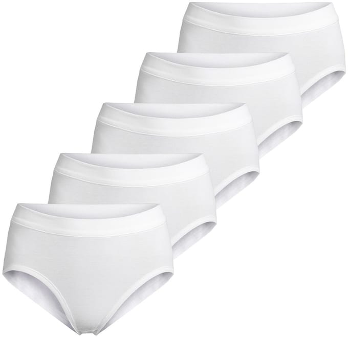 ESGE Dames hipster slip 5 pack Basic - à fines côtes