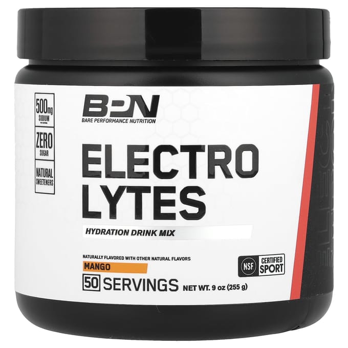 BPN, Elektrolyten, Rehydratiedrank Mix, Mangosmaak, 9 oz (255 gr)