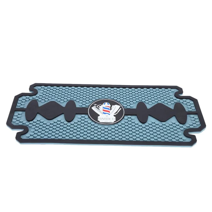 Coussinet Antidérapant en Silicone PU Gel Coussin Outils de Coiffeur Coussin Salon de Coiffure Barbier gray