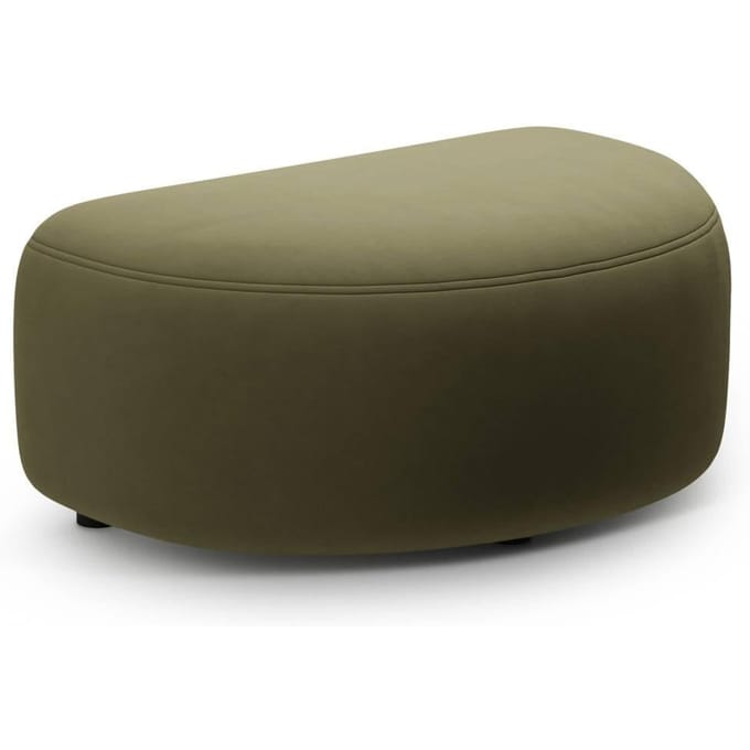 Hocker Kate halfrond velvet | Micadoni