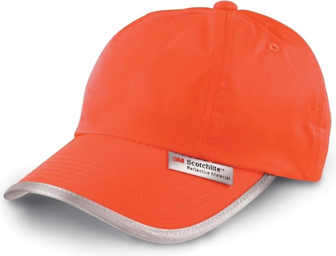 Result Oranje petjes - Reflecterende baseball cap voor volwassenen